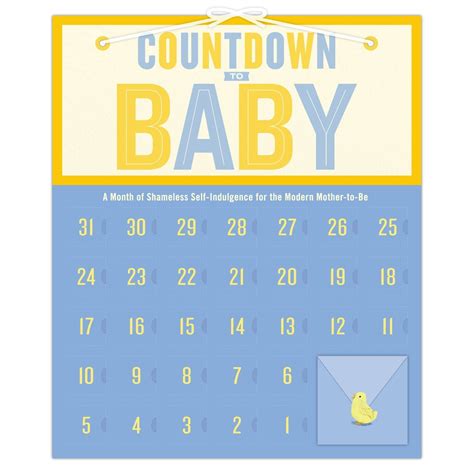 Free Printable Baby Countdown Calendar